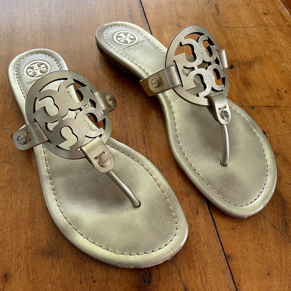 Tory Burch Gold Sandals